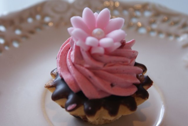 Babeczka truskawkowa